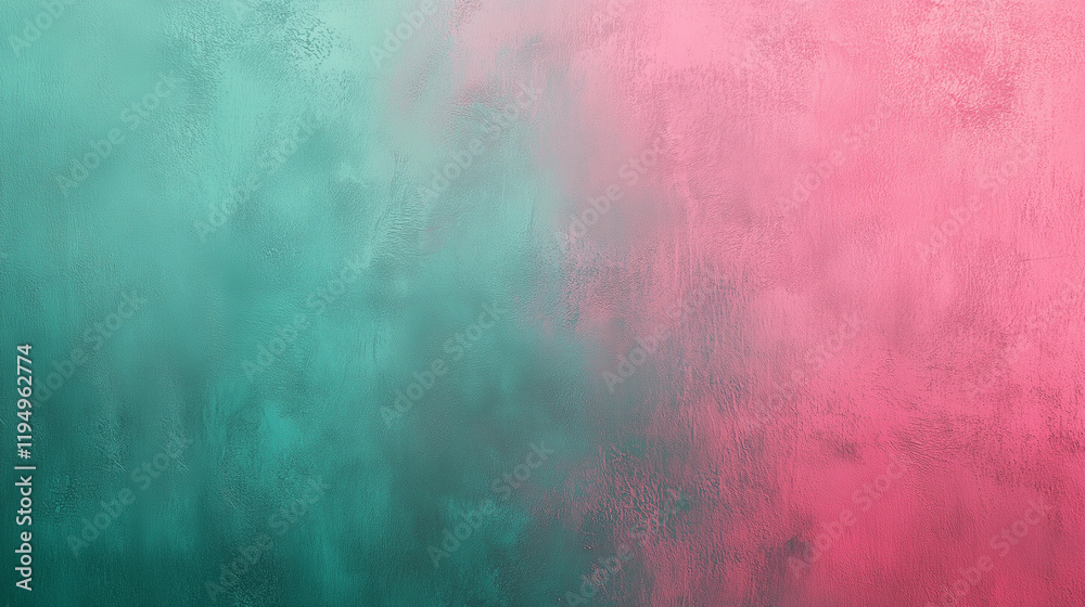 Fototapeta premium Gradient background texture in Brat green and contrasting pink, with subtle grain for a modern finish