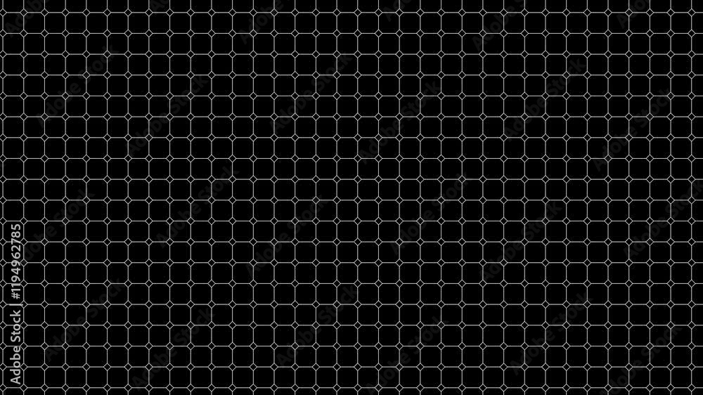 Square simple moving grid, black and white abstract geometric 2D backdrop, looping video set. Square simple moving grid, black and white abstract geometric 2D backdrop, looping video set.
