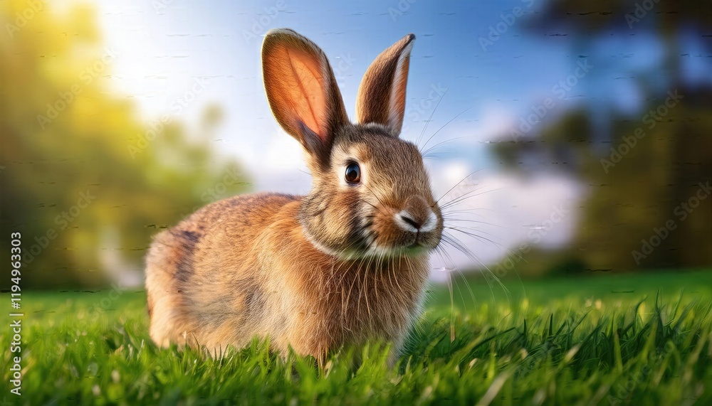 Rabbit images, rabbit in the grass, Springtime Rabbit in a Sunlit Garden Scene Rabbit images, rabbit in the grass, Springtime Rabbit in a Sunlit Garden Scene
