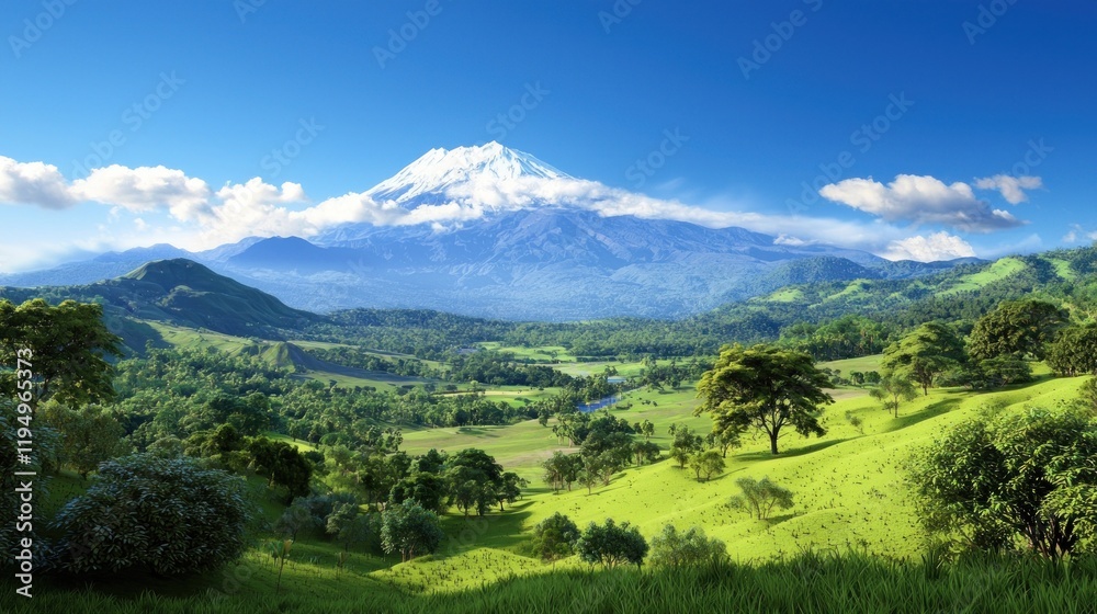 Fototapeta premium Majestic Mountain Landscape