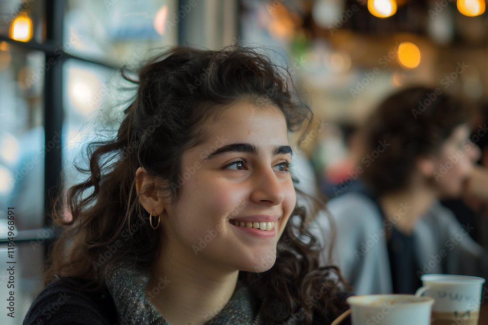 Ai generated photo of happy people enjoying weekend friday in pub Ai generated photo of happy people enjoying weekend friday in pub