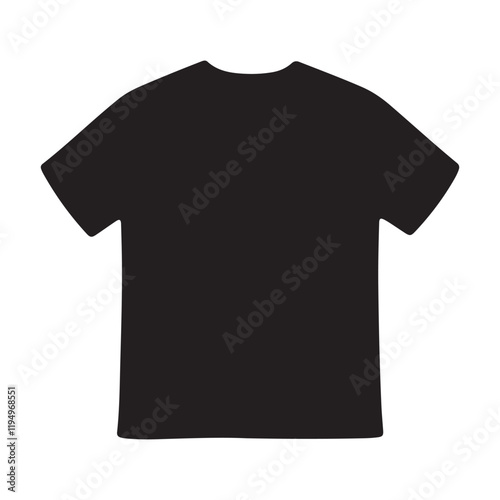 Black black t-shirt vector art 