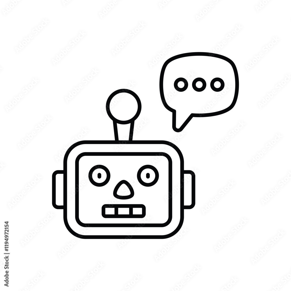 Chatbots icon design Chatbots icon design