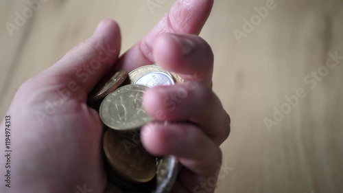 Pacific Francs Currency in Detail - Polynesian Money Footage