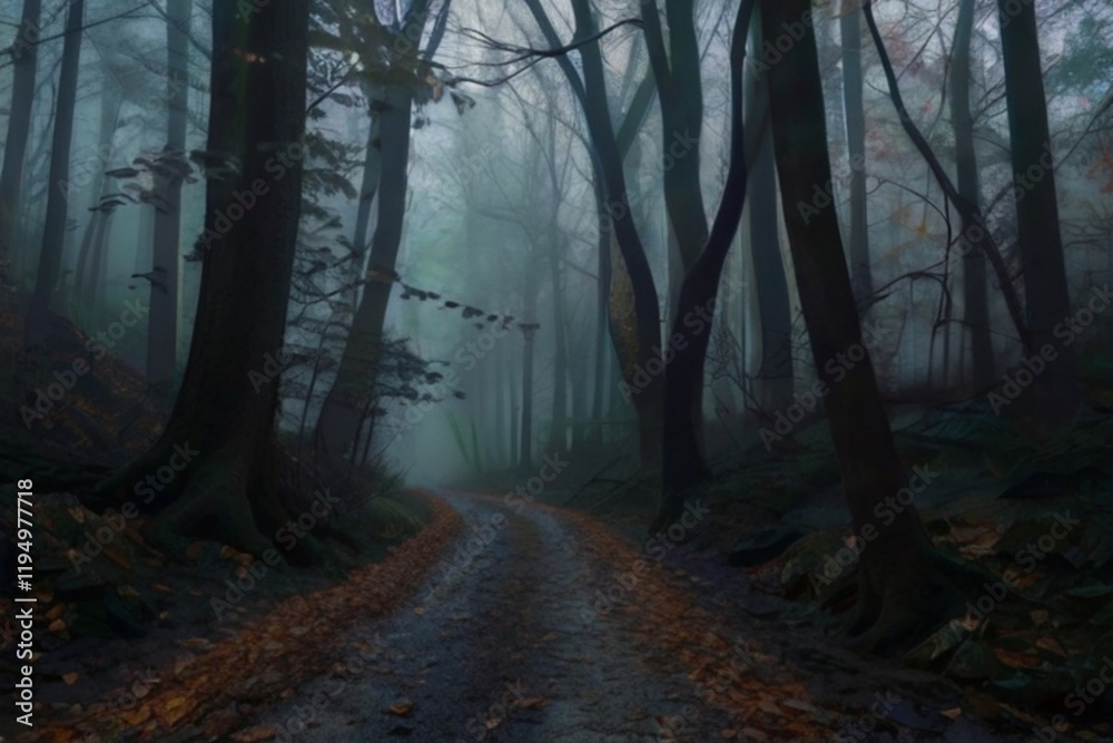 Fototapeta premium morning in the woods