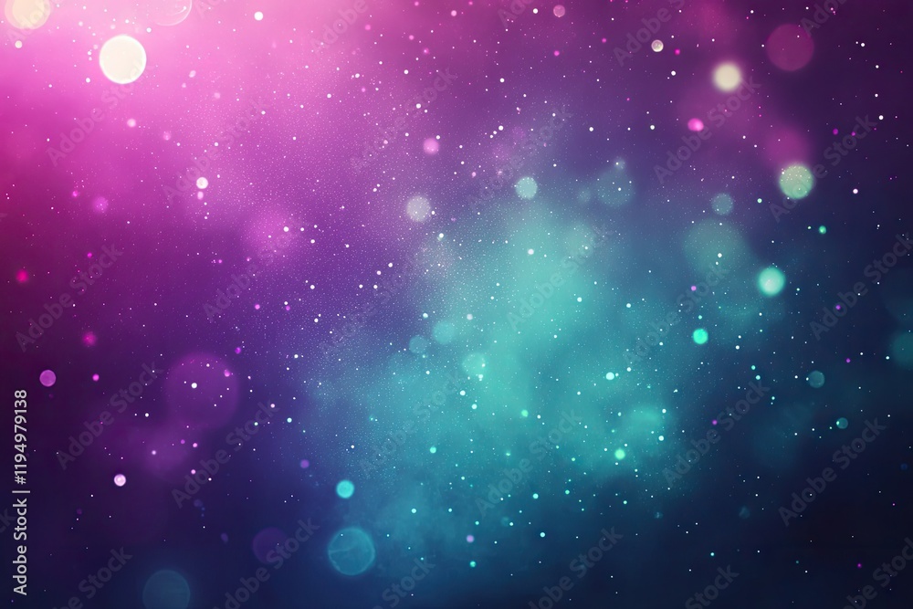 Vibrant blend of purple and teal hues creates dreamy, cosmic atm Vibrant blend of purple and teal hues creates dreamy, cosmic atm