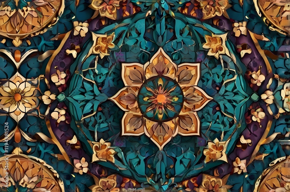 Fototapeta premium flower design on grunge background. Raster version