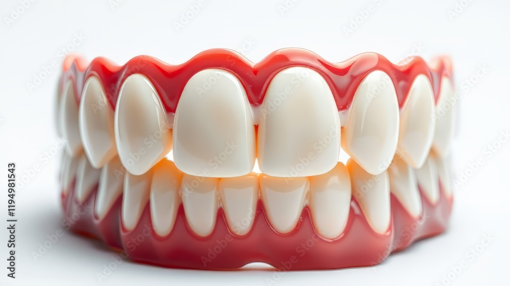 Obraz premium Wisdom Teeth Removal Dental Care Set Illustration - Bright White Background