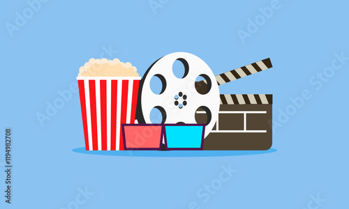 Film movie cinema theater poster vector 