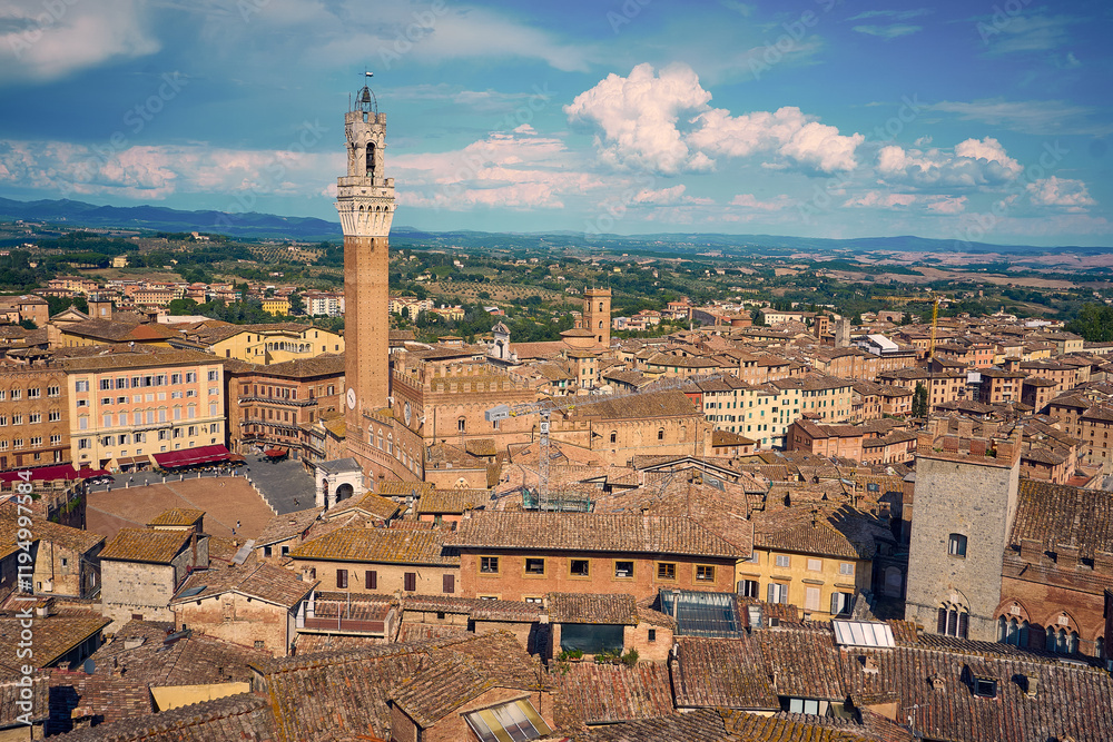 Fototapeta premium Siena, Toskana, Italien