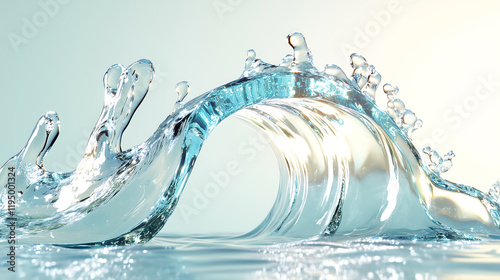 Clear water, waves, clean 01