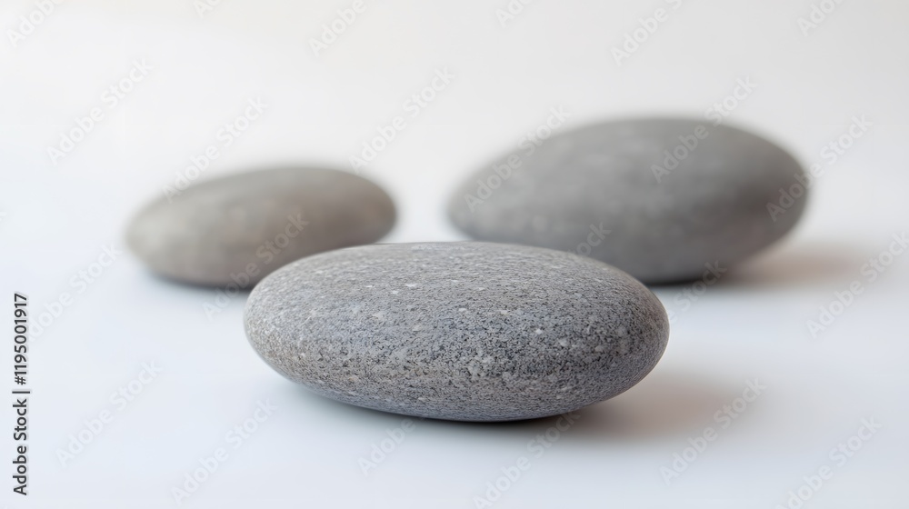 Smooth gray pebbles arranged artfully, natural stone textures, minimalist design, perfect for decor or meditation spaces. Smooth gray pebbles arranged artfully, natural stone textures, minimalist design, perfect for decor or meditation spaces.
