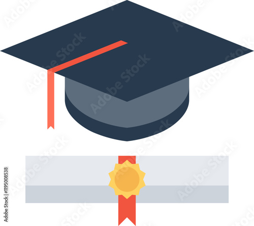 degree flat vector web icon