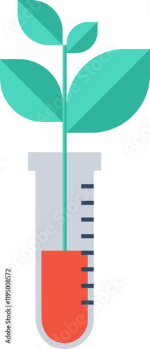 biology flat vector web icon