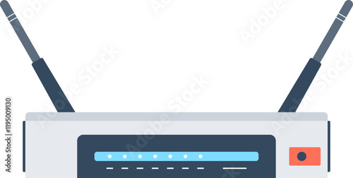 wireless lan flat vector web icon