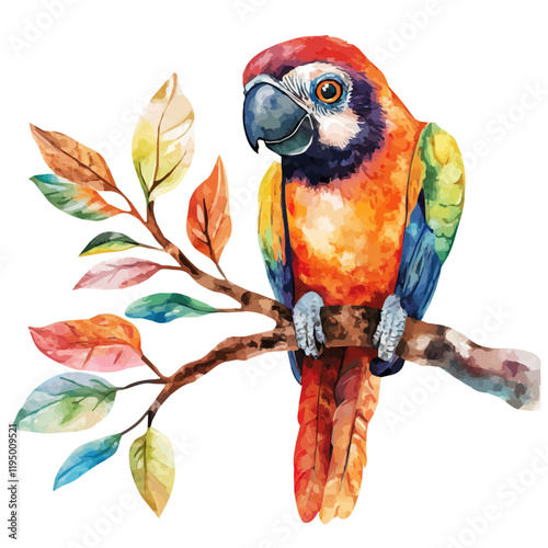A watercolor painting of Guarana, isolated on a white background. Guarana vector.
