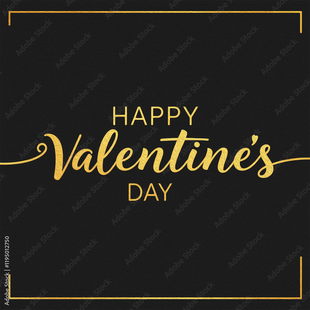 Obraz premium Valentine's Day card design. Illustration with oil paint. Pattern for printing on wall decorations, covers, wallpapers