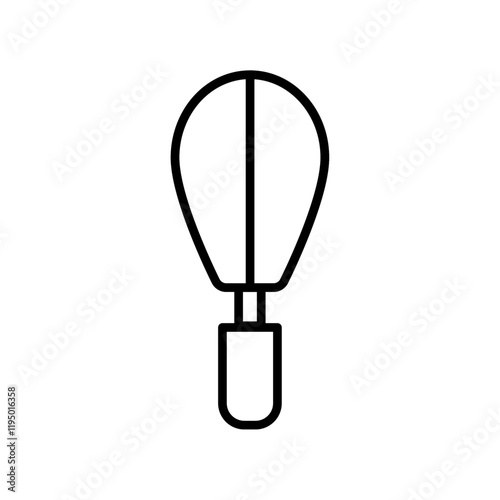 Beater icon Thin line vector