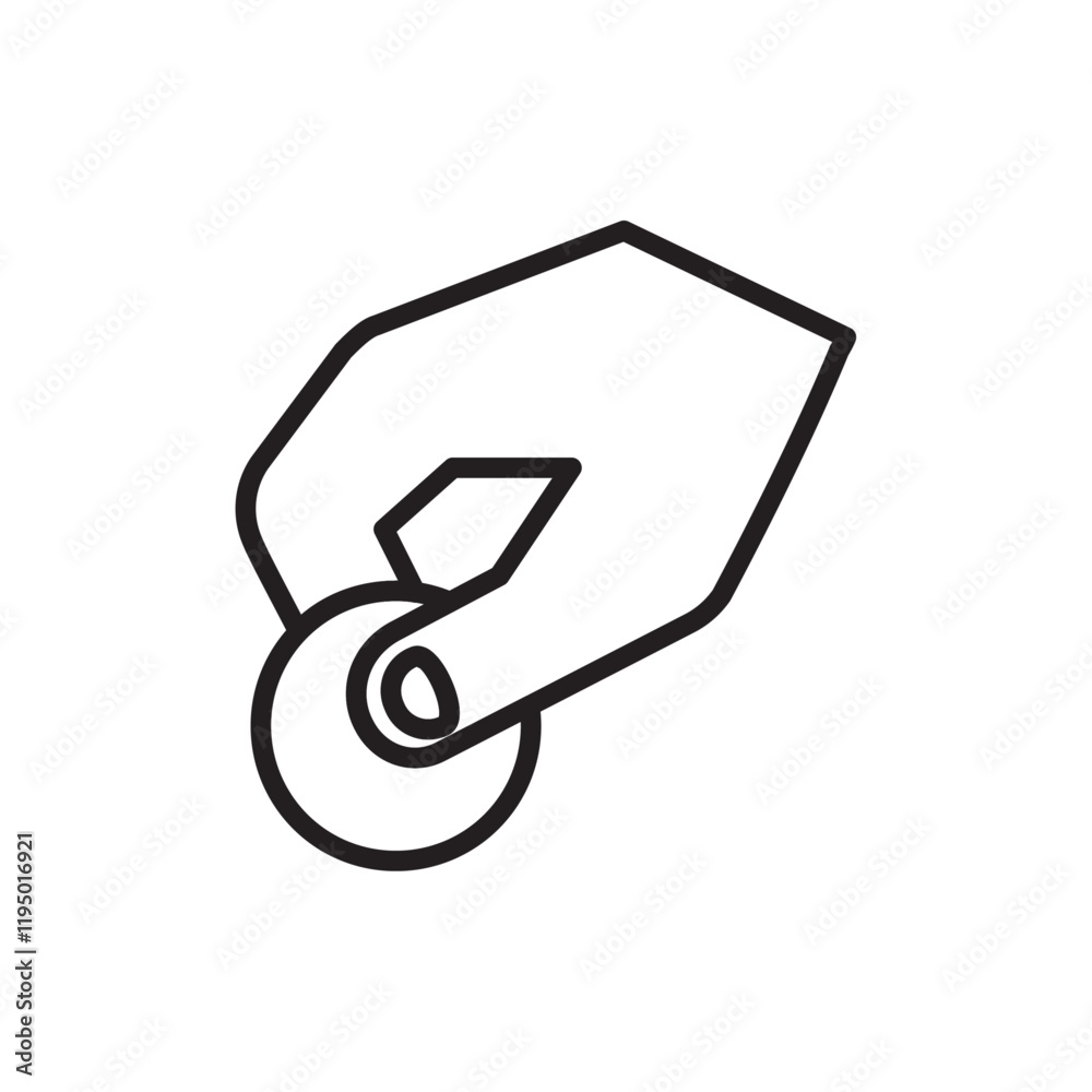 Cash on delivery icon Thin line vector Cash on delivery icon Thin line vector