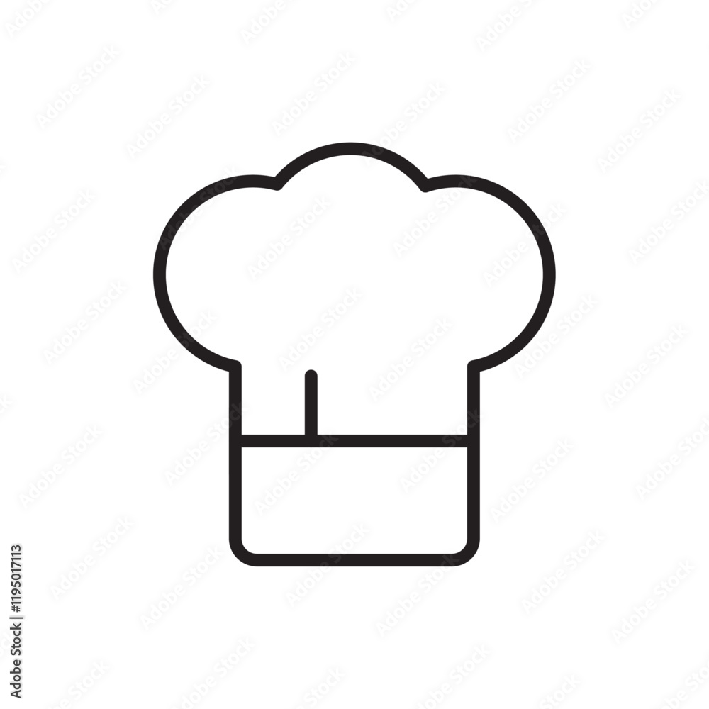 Chef icon Thin line vector Chef icon Thin line vector