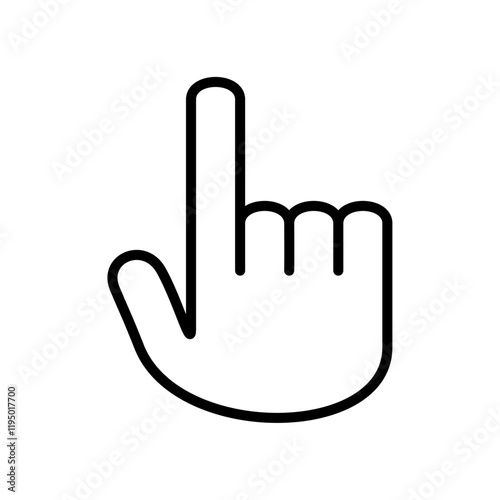 CTR icon Thin line vector