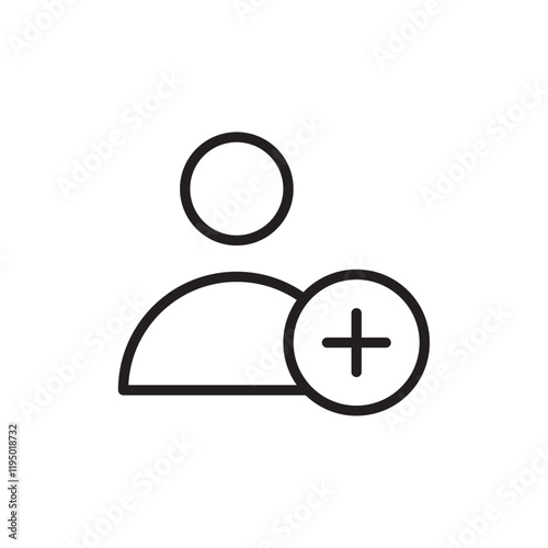 Follower icon Thin line vector