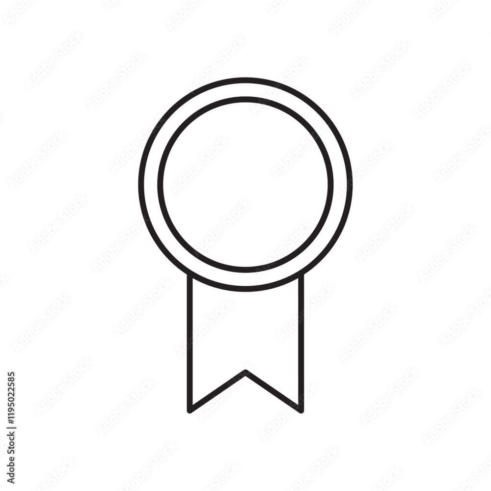Rosette icon Thin line vector Rosette icon Thin line vector