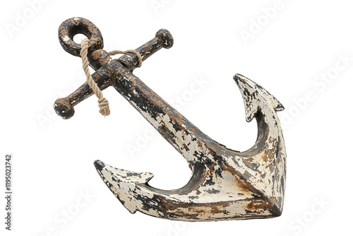 anchor isolated on white