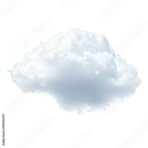 blue sky with clouds, before white clouds, isolated, transparent background.
