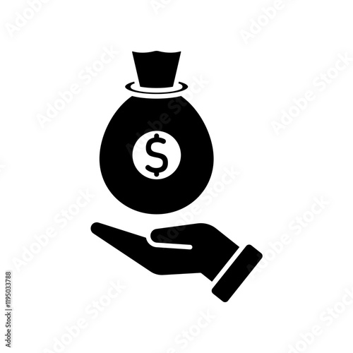 Icon a LOAN, isolated against a clean background.