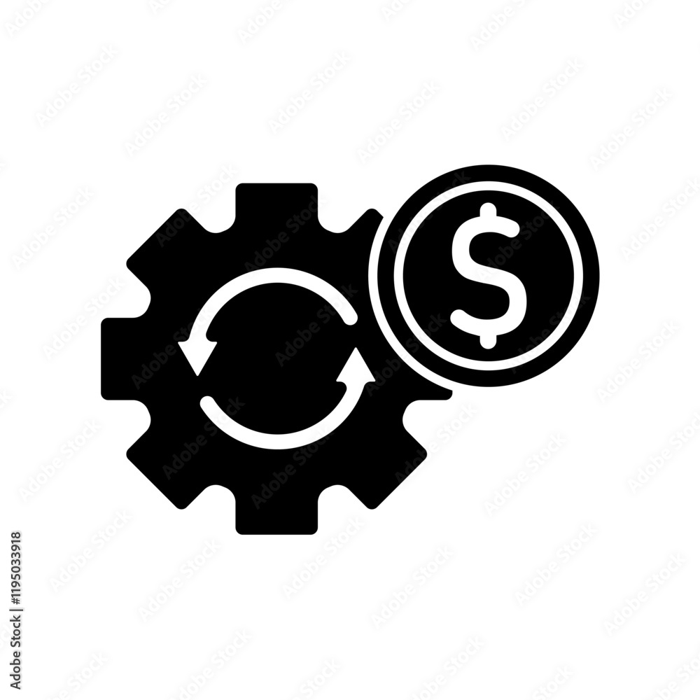 Icon a MONEY MANAGEMENT, isolated against a clean background.
Icon a MONEY MANAGEMENT, isolated against a clean background.