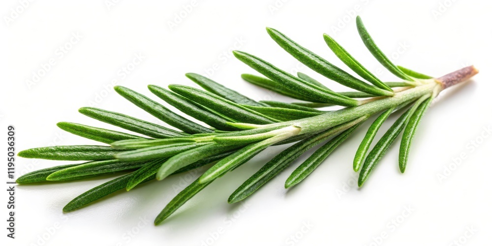 Fresh Rosemary Leaf Herbal Spices Isolated on White Background, medicinal, spices, medicinal,spices,botanical