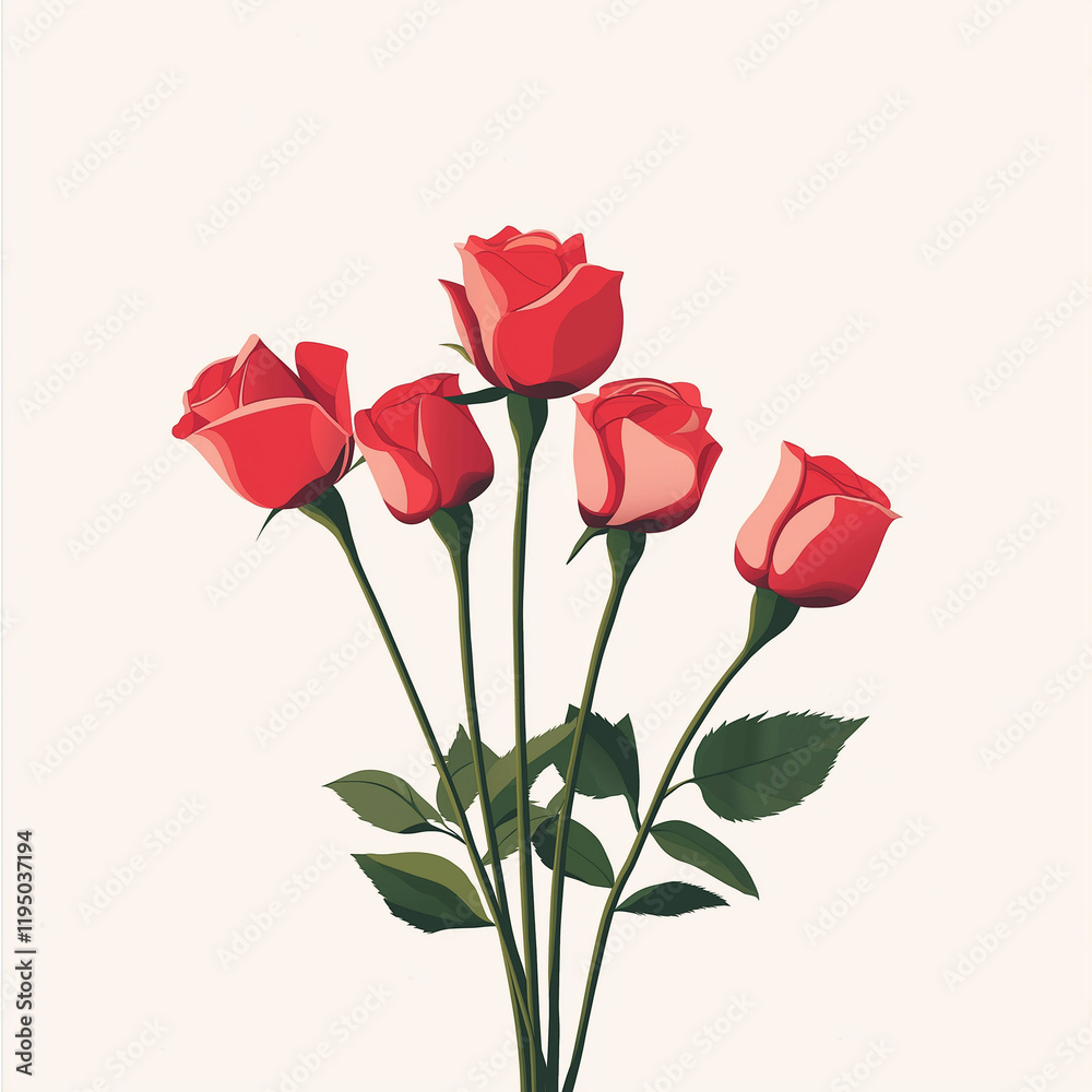 Obraz premium bouquet of red roses