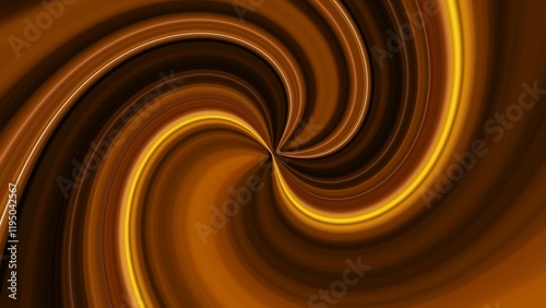 Brown color abstract silky spiral twirl background