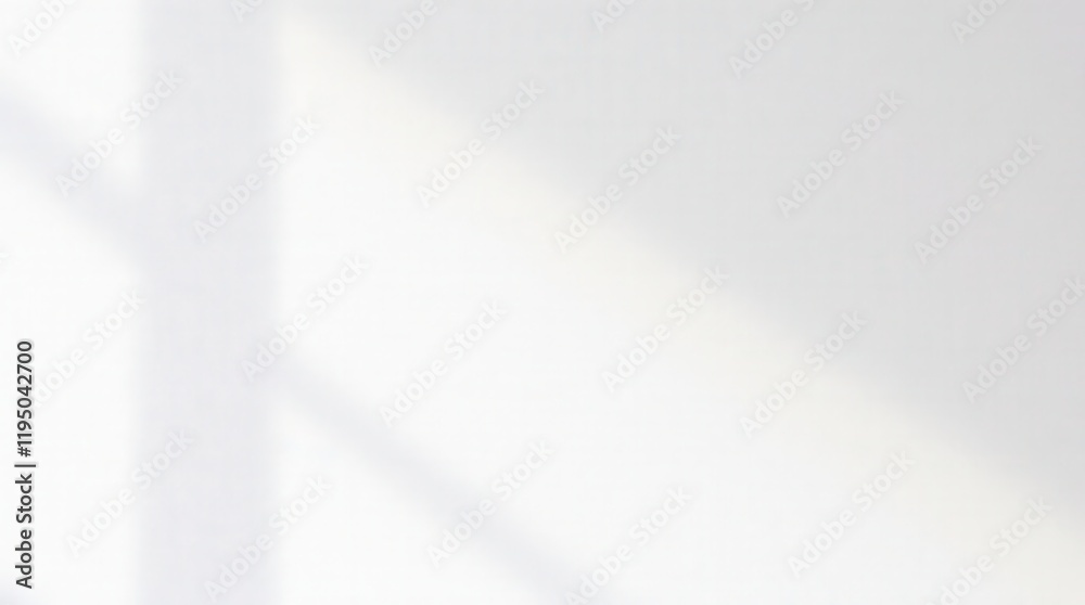 Abstract Light and Shadow on White Surface Abstract Light and Shadow on White Surface
