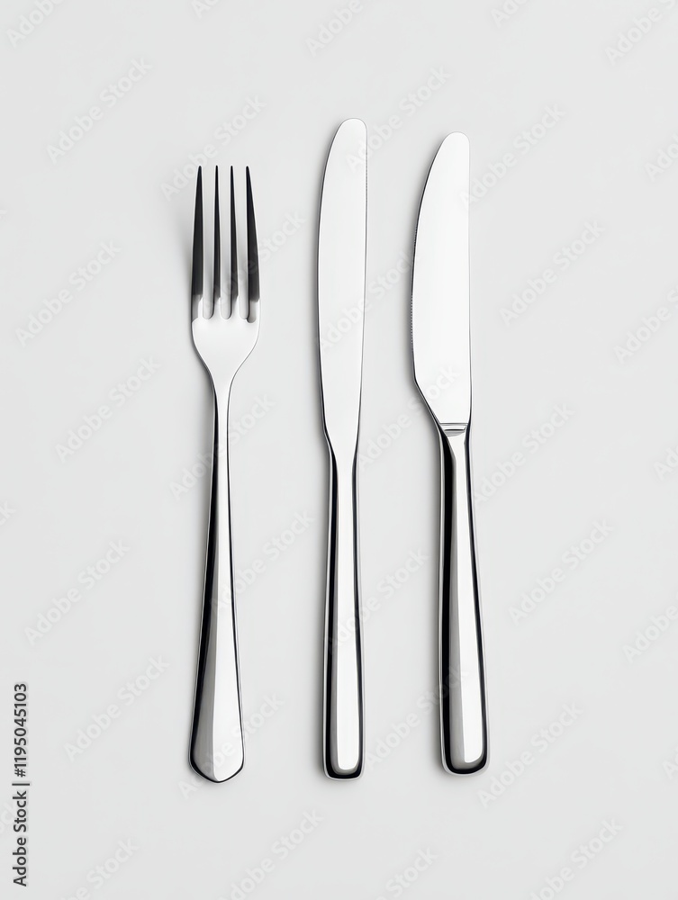 Crossed fork and knife arranged in an X shape on a neutral surface, emphasizing modern dining aesthetics and culinary experiences for various occasions Crossed fork and knife arranged in an X shape on a neutral surface, emphasizing modern dining aesthetics and culinary experiences for various occasions