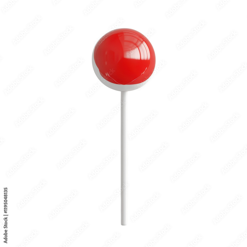 A Single Red Lollipop on a White Stick Against a Black Background: A Sweet Treat Photography A Single Red Lollipop on a White Stick Against a Black Background: A Sweet Treat Photography