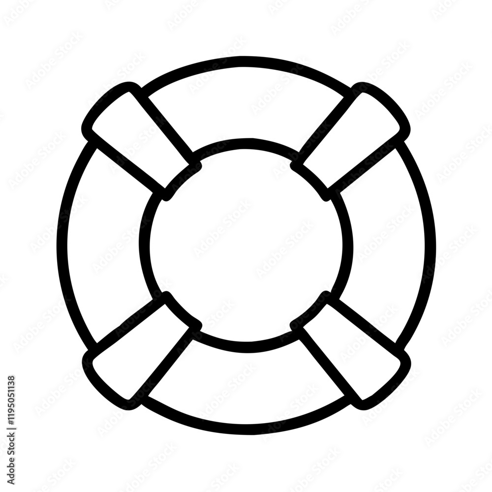 lifebuoy icon, lifebuoy line art - simple line art of lifebuoy, perfect for lifebuoy logos and icons and themed design lifebuoy icon, lifebuoy line art - simple line art of lifebuoy, perfect for lifebuoy logos and icons and themed design