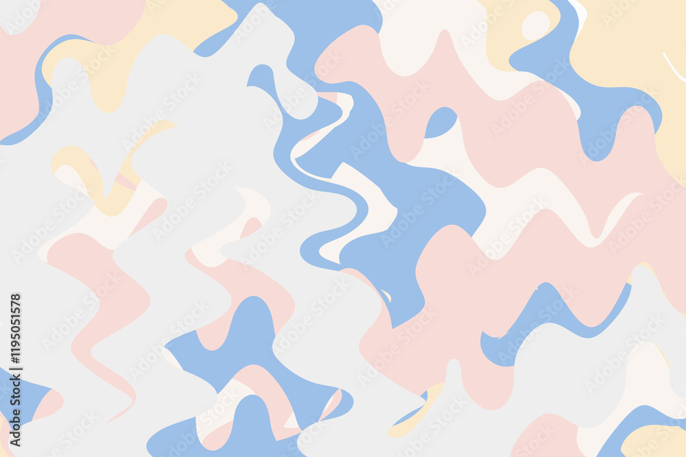 Fototapeta premium Pink blue yellow abstract background. Illustration for banner, poster, card