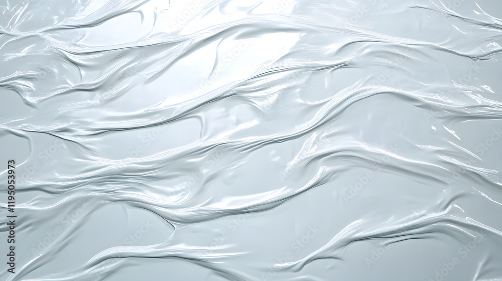 Obraz premium Abstract white texture with smooth flowing lines and soft waves creating a serene background for modern design, art, and creative project applications
