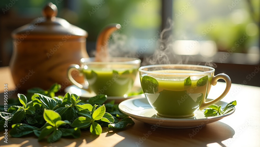 cup of tea and teapot cup of tea and teapot