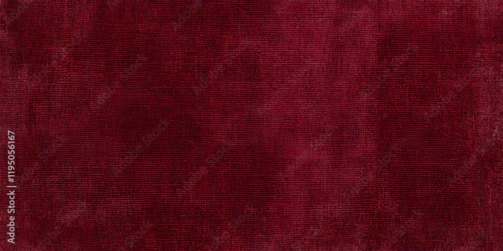 Fototapeta premium Crimson Velvet Texture: Rich, deep crimson velvet texture with subtle variations in tone and sheen. Perfect for adding luxurious depth and texture to designs. 