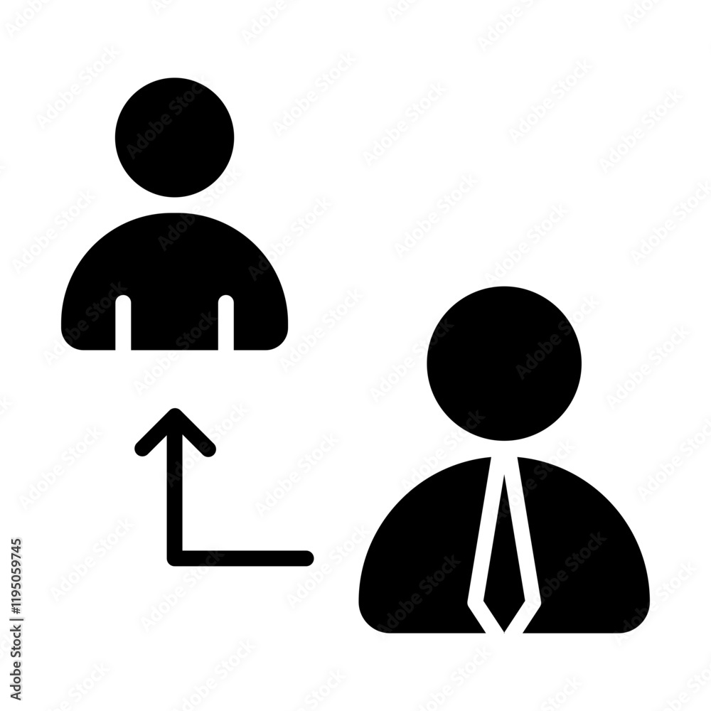 Referrals Vector Glyph Icon Design Referrals Vector Glyph Icon Design