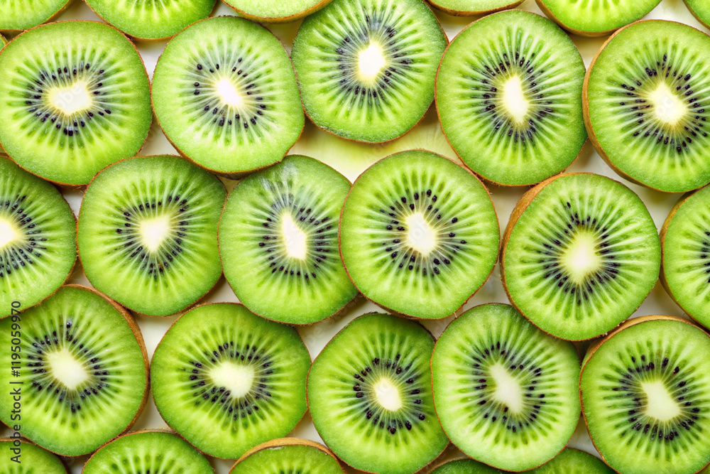 Thin kiwi rings. Background of thin kiwi rings Thin kiwi rings. Background of thin kiwi rings