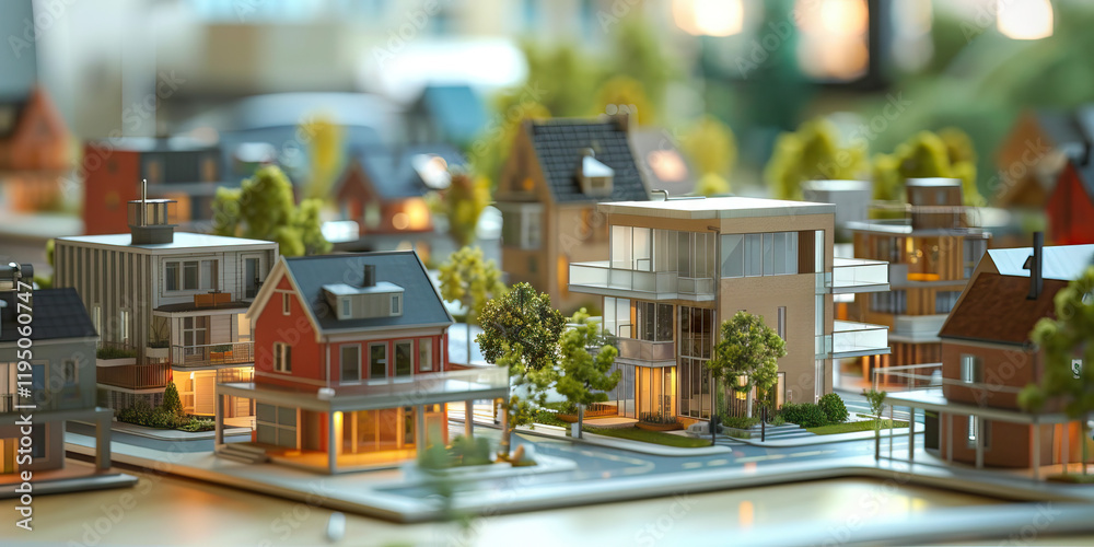 Architectural Model of Residential Development Architectural Model of Residential Development