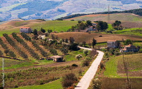 Matera province: spring countryside landscape  photo