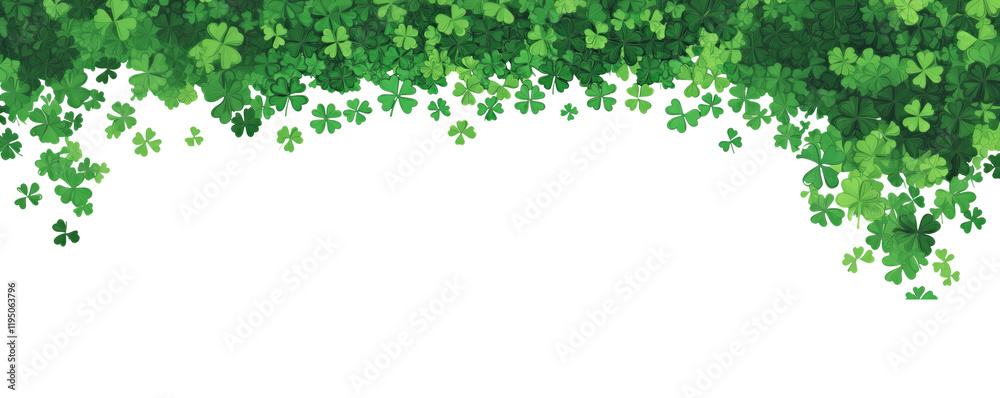 St. Patrick's Day Clover Shamrock Background St. Patrick's Day Clover Shamrock Background