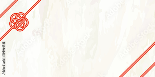 水引のベクターイラスト 熨斗　プレゼント用包装用紙背景イラスト