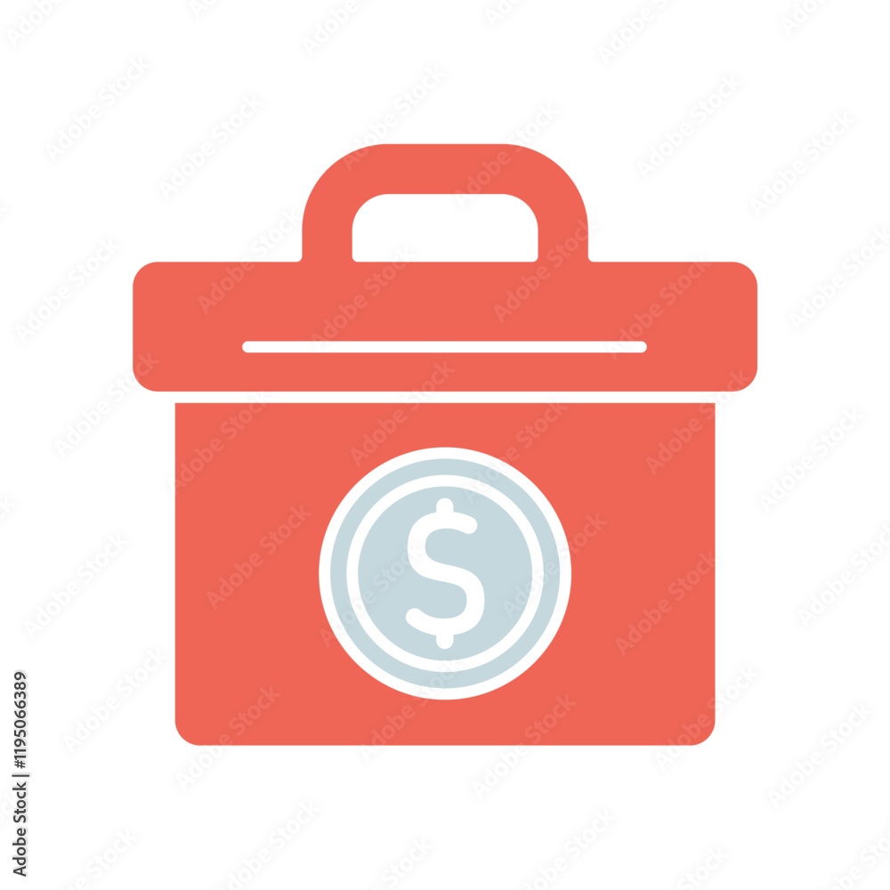 Icon a PORTFOLIO, isolated against a clean background. Icon a PORTFOLIO, isolated against a clean background.