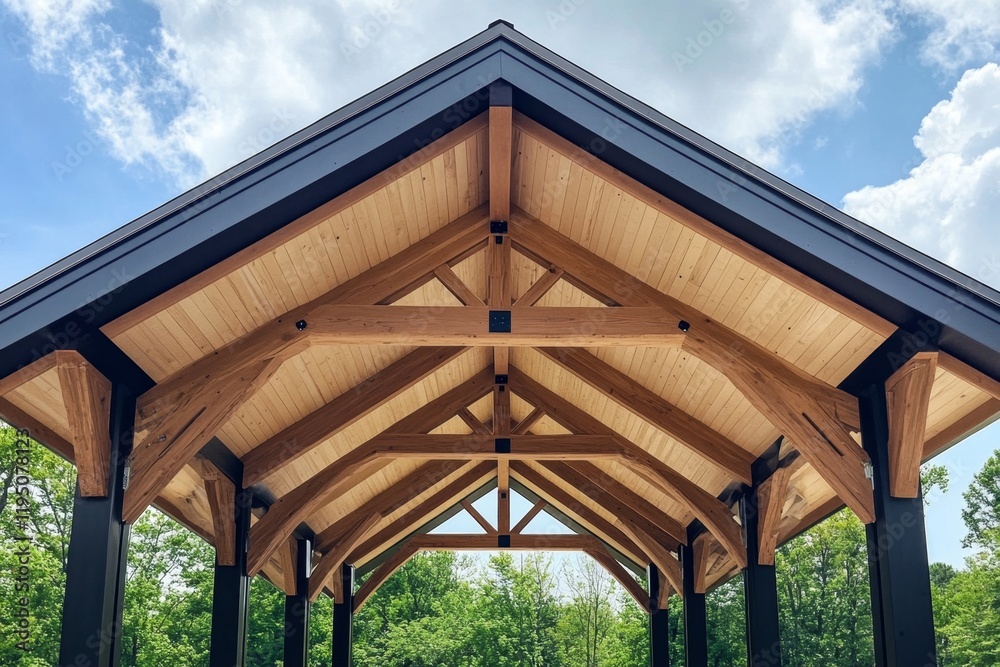 Stunning Wooden Architectural Structure Stunning Wooden Architectural Structure